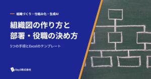 Read more about the article 組織図の作り方｜部署・役職の決め方と5つの手順、テンプレート付き