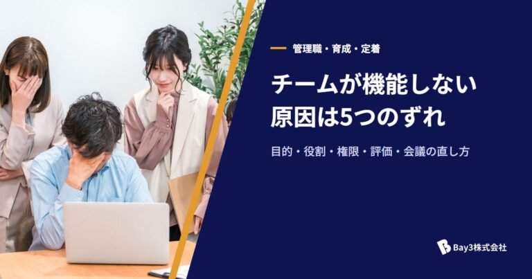 ノートパソコンの前で頭を抱える社員と、困った表情で見守る同僚たち